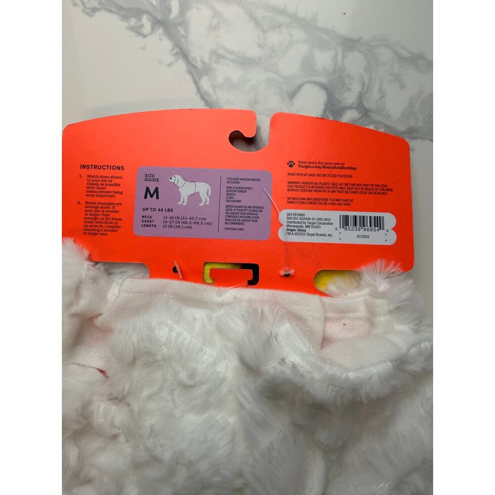 Boots & Barkley Chicken Dog Costume Medium Halloween Pet Costume NWT - Picture 5 of 5